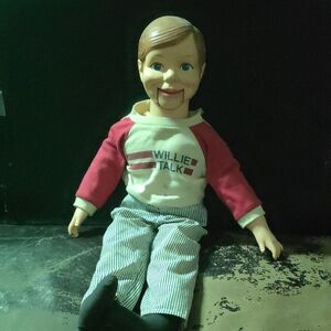 Ventriloquist Doll with Red and White Outfit
